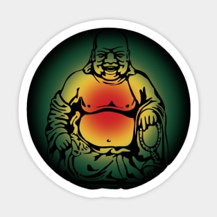 Laughing Rasta Buddha Sticker